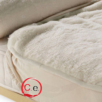 Topper per materasso con lana double-face RenatoBalestra