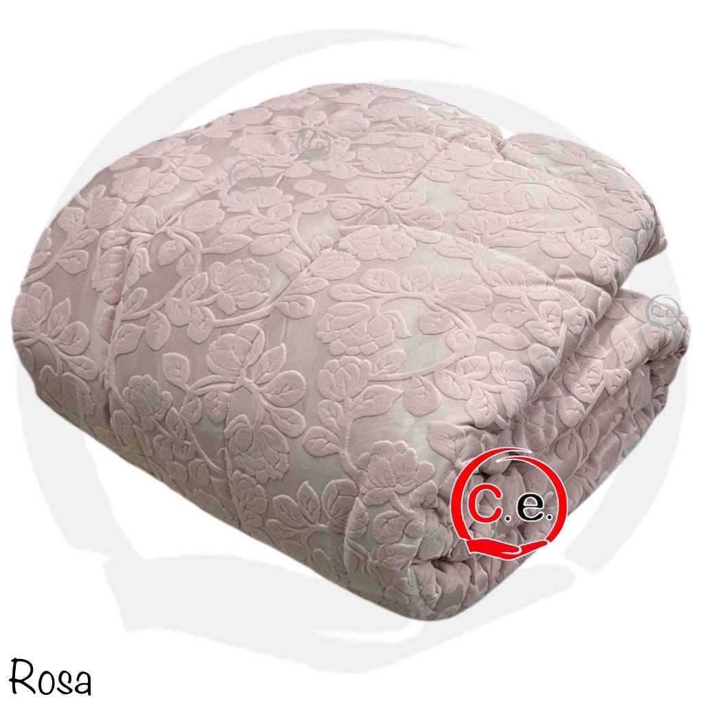 Trapunta Jane Matrimoniale in morbido velluto cinigliato