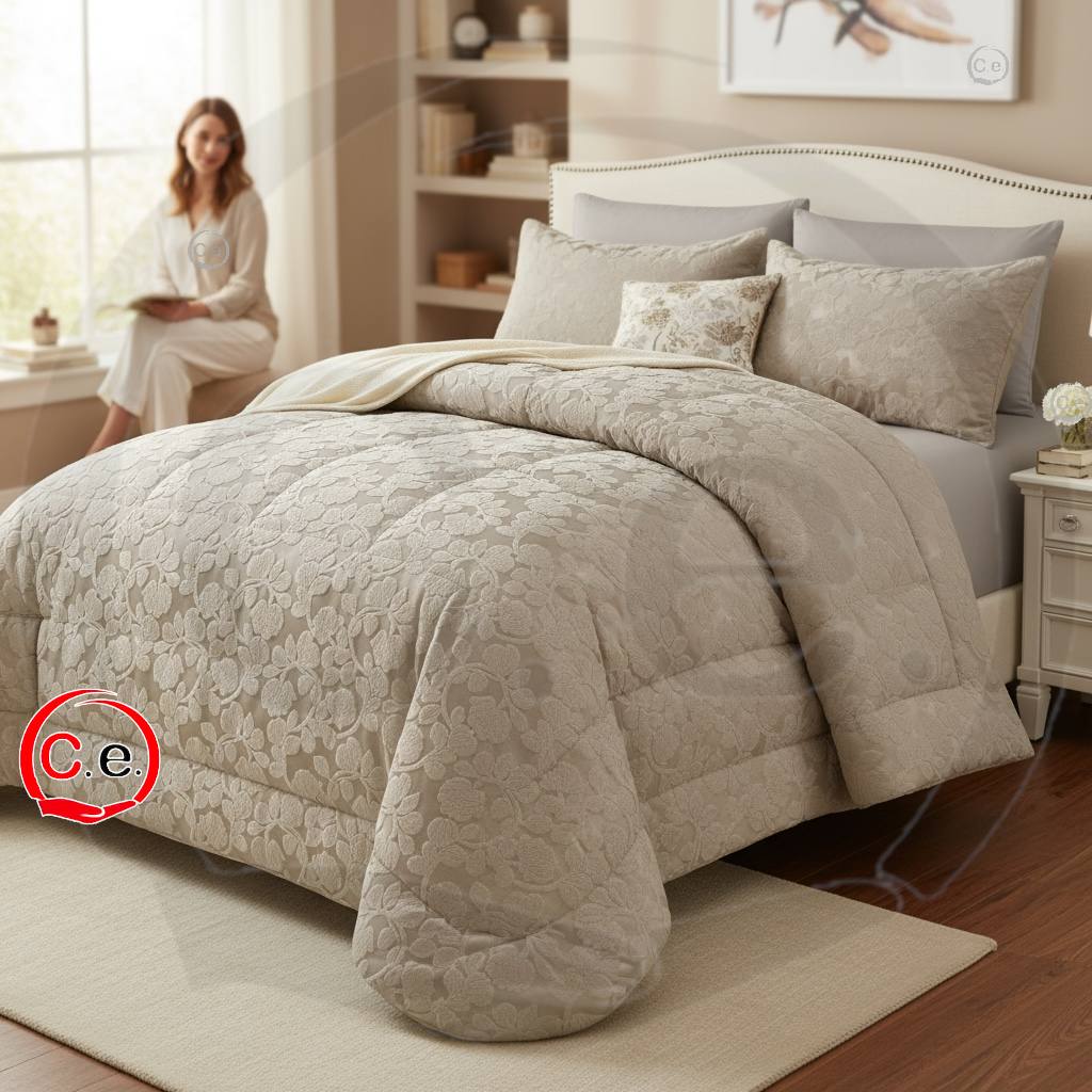 Trapunta Jane Matrimoniale in morbido velluto cinigliato