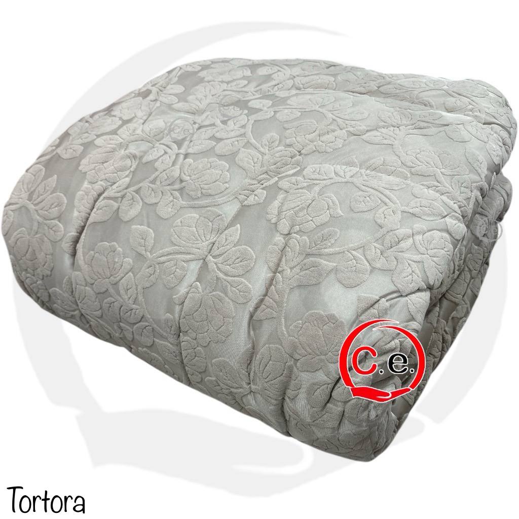 Trapunta Jane Matrimoniale in morbido velluto cinigliato