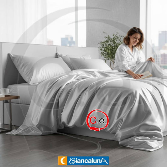 Copripiumino Clara BiancaLuna 🌙 in seta di bamboo