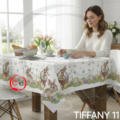 Tovaglia digitale Vingi Tiffany Pasquale 🐇 🥚 🐣