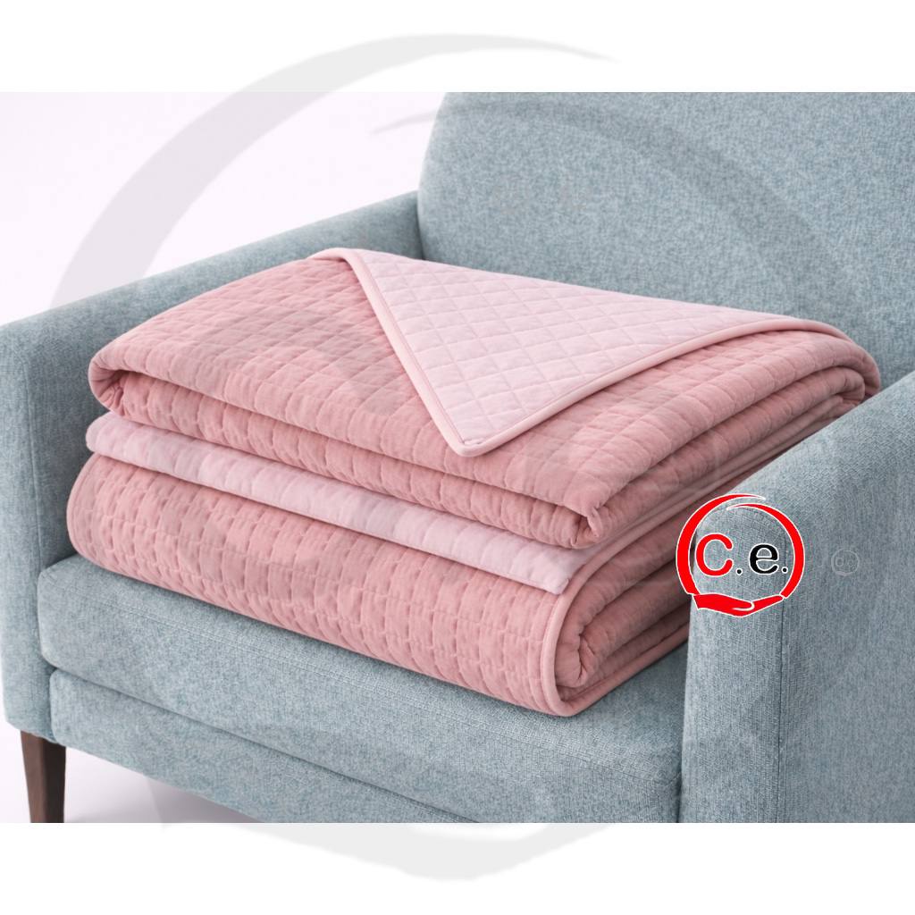 Copriletto trapuntato Capri double-face