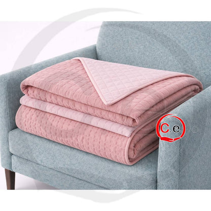 Copriletto trapuntato Capri double-face