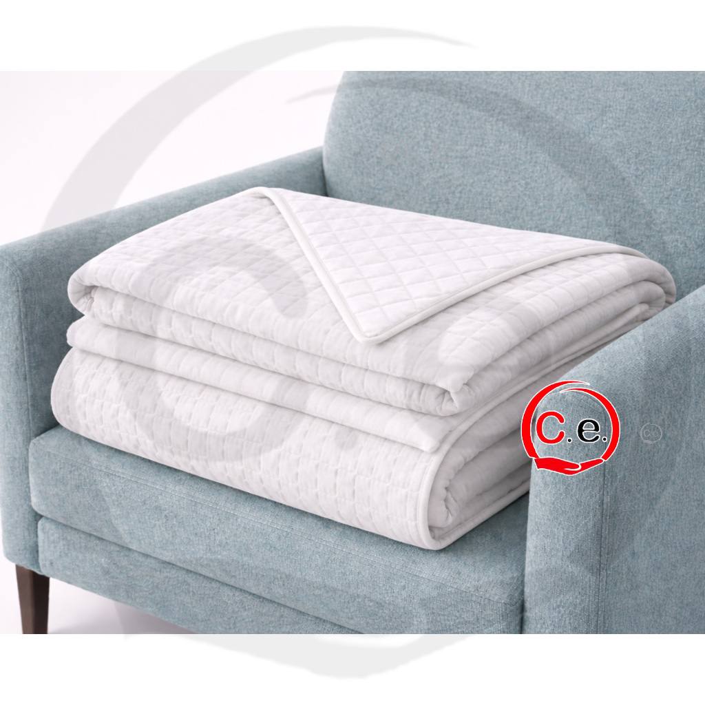 Copriletto trapuntato Capri double-face