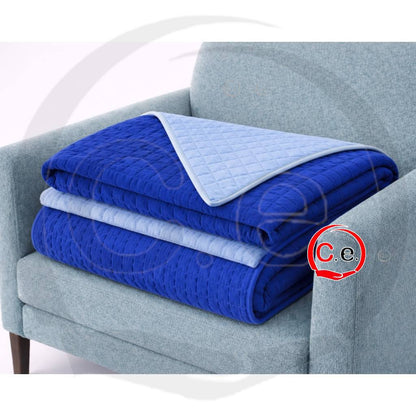 Copriletto trapuntato Capri double-face