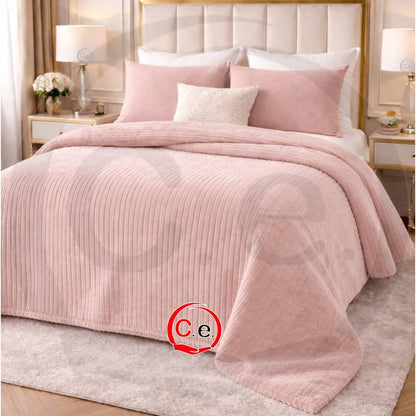 Copriletto trapuntato Coste Velour