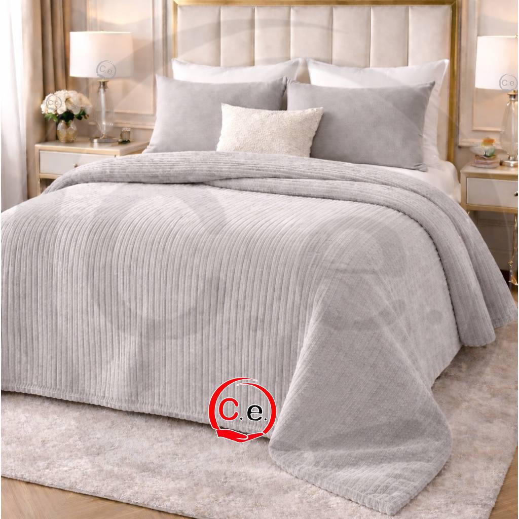 Copriletto trapuntato Coste Velour