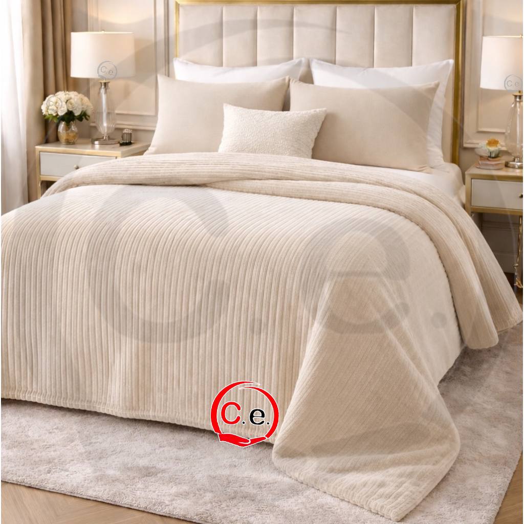 Copriletto trapuntato Coste Velour