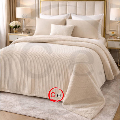 Copriletto trapuntato Coste Velour