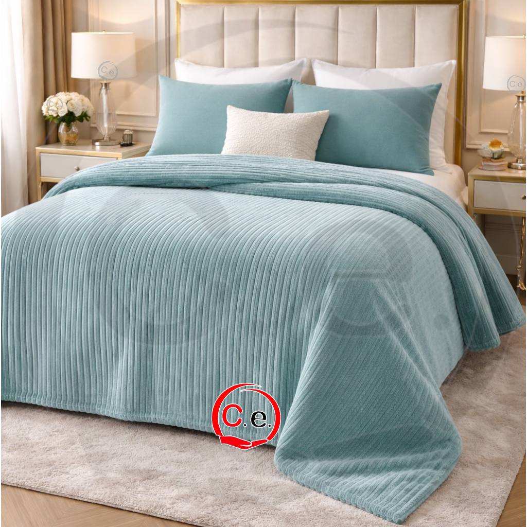 Copriletto trapuntato Coste Velour