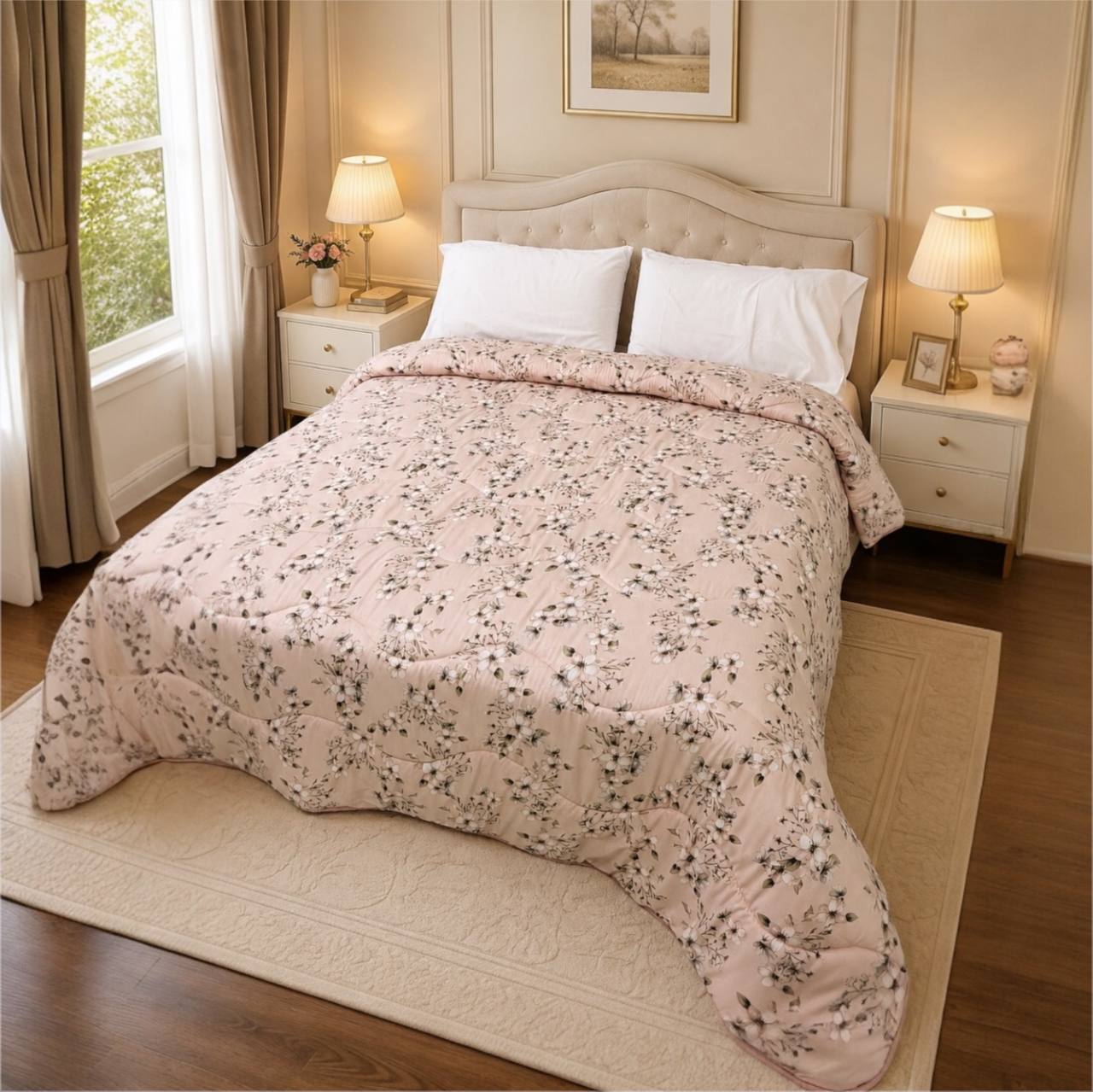 Trapunta/Piumone Beatrice double-face che combina eleganza e tendenze contemporanee
