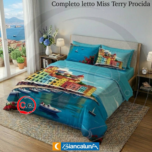 Lenzuola copriletto BiancaLuna Miss Terry Procida
