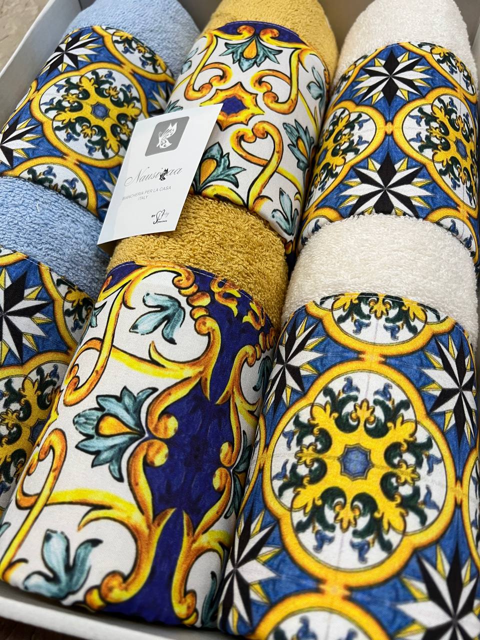 Asciugamani 3+3 Nausikaa Maiolica