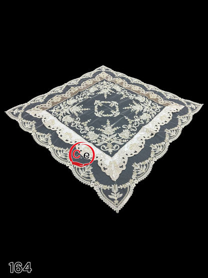 Centri intagliati velati ricamati 🧵